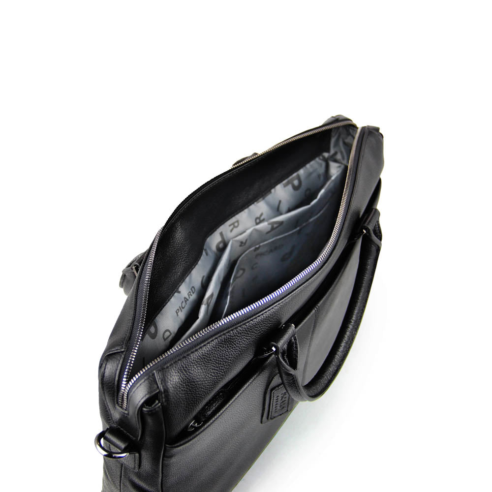Picard Cologne Men's Leather Briefcase (Jet) | Picard Singapore