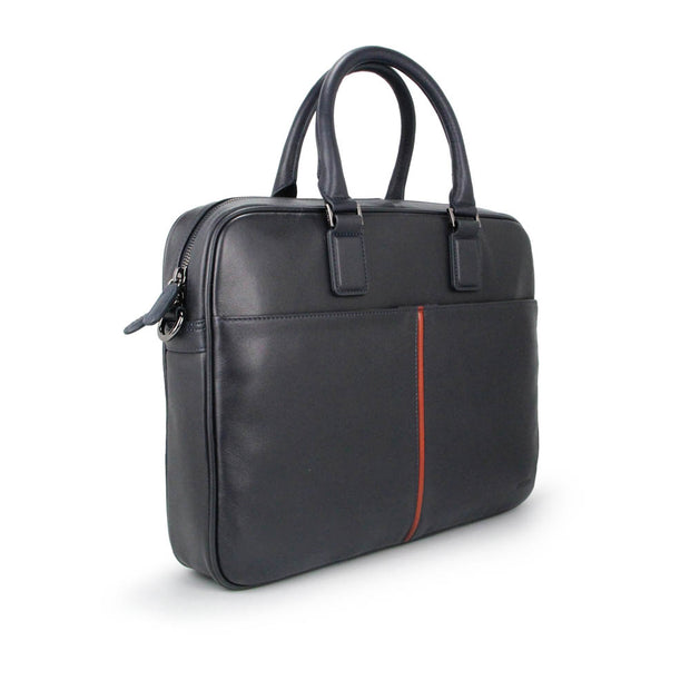 Picard Loaf Men's Leather Briefcase (Navy)