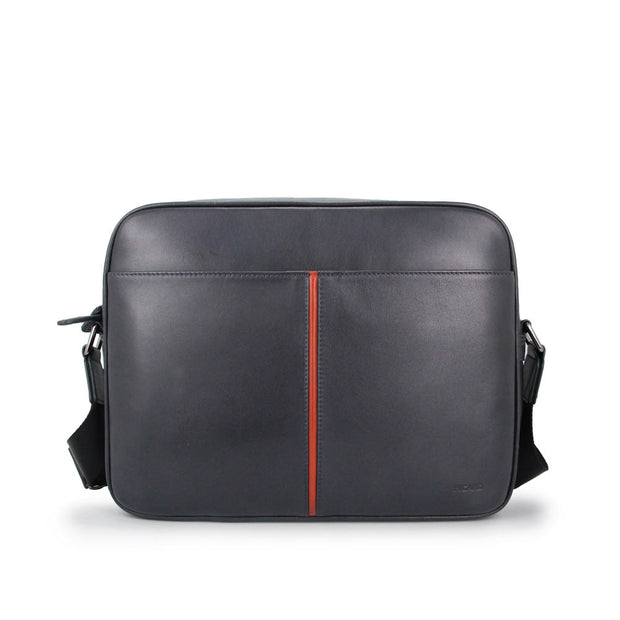 Picard Loaf Men's  Leather Messenger Bag (Navy)