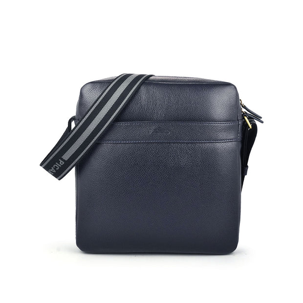 Picard Urban Men's Leather Shoulder Bag with Smart Functional Compartments and Durable and Comfortable Adjustable Strap (Ocean)