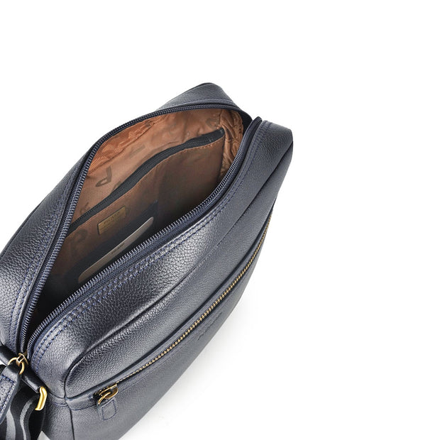 Picard Urban Men's Leather Shoulder Bag with Smart Functional Compartments and Durable and Comfortable Adjustable Strap (Ocean)