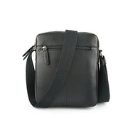 Picard Winter Men's Leather Shoulder Bag with Flap (Black)