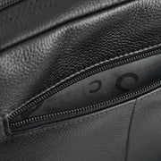 Picard Winter Men's Leather Shoulder Bag with Flap (Black)