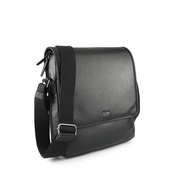 Picard Winter Men's Leather Shoulder Bag (Black)