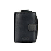Picard Brooklyn Men's Leather Key Holder with Coin and Card Compartment (Black)