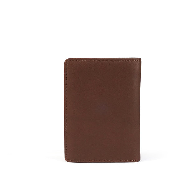 Picard Brooklyn Men's Trifold Leather Wallet With Coin Compartment (Brown)