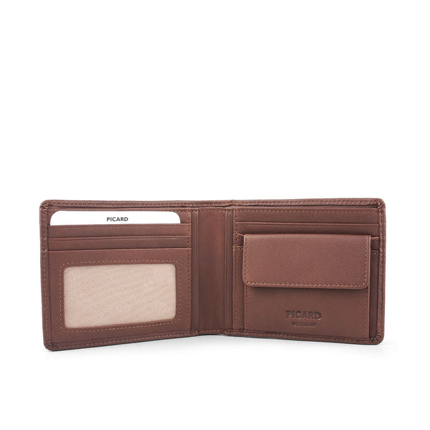 Picard Brooklyn Men's Bifold Leather Wallet (Brown)
