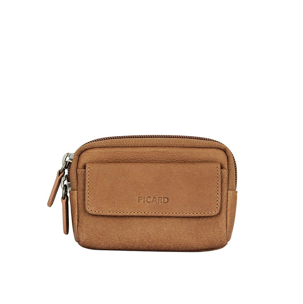 Picard Buffalo Leather Coin Pouch (Tan)