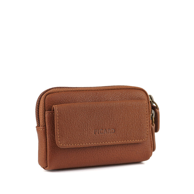 Picard Buffalo Leather Coin Pouch (Tan)