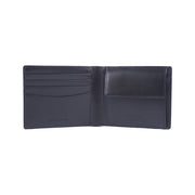 Picard Clarke Men's Leather Wallet with Card Slot and Coin Pouch (Black)