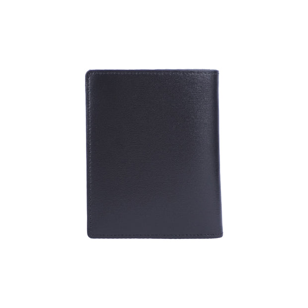 Picard Clarke Men's Bifold Leather Wallet with Card Window (Black)