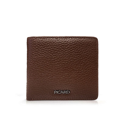 Picard Derek Men's Leather Wallet with Coin Pouch (Brown)