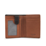 Picard Munich Men's Bifold Leather Wallet with Zipped Coin Compartment (Tan)