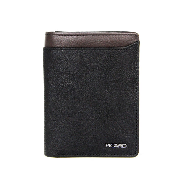 Picard Munich Men's Leather Bifold Wallet (Black)