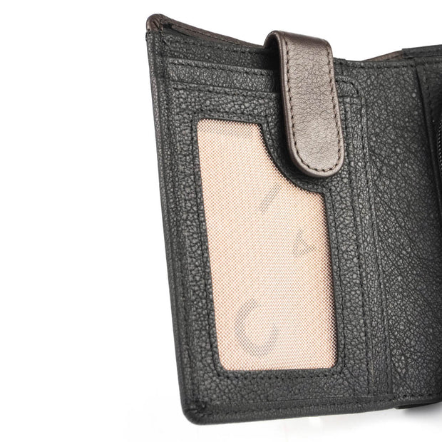 Picard Munich Men's Leather Bifold Wallet (Black)