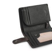 Picard Munich Men's Leather Bifold Wallet (Black)