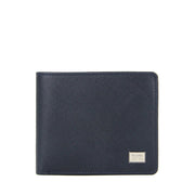 Picard Saffiano Men's  Leather Wallet with Coin Pouch (Navy)