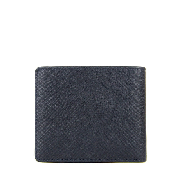 Picard Saffiano Men's  Leather Wallet with Coin Pouch (Navy)