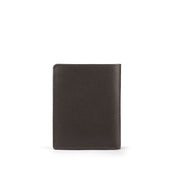 Picard Saffiano Men's Vertical Leather Wallet with Centre Flap and Coin Pouch(Cafe)