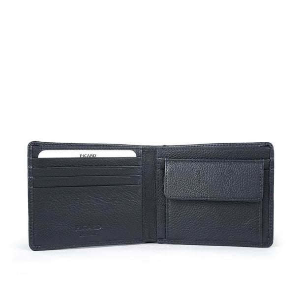 Picard Urban Men's Leather Wallet with Coin Pouch (Ocean)