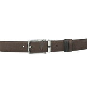 Picard Bremen Pin Reversible 35mm Men's Leather Belt In (Black/Cafe )