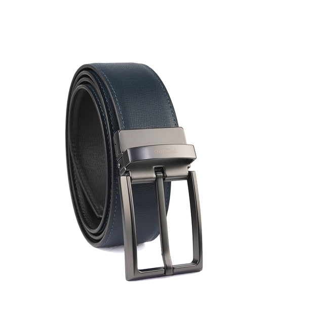Picard Gregory Pin Reversible 35mm Men's Leather Belt (Black/Navy)