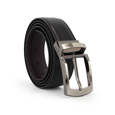 Picard Gregory Pin Reversible 35mm Men's Leather Belt (Black/Cafe)