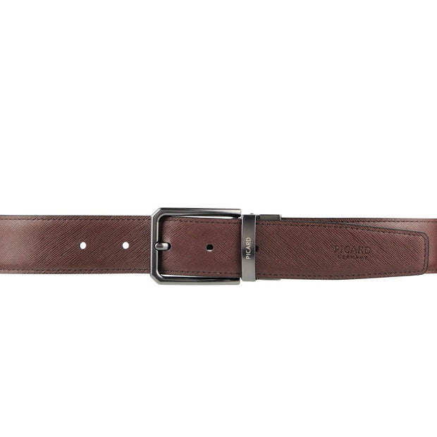 Picard Gregory Pin Reversible 35mm Men's  Leather Belt (Black/Brown)