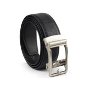 Picard Hanover Micro-Adjustable Auto-Lock Men's Leather Belt in Black