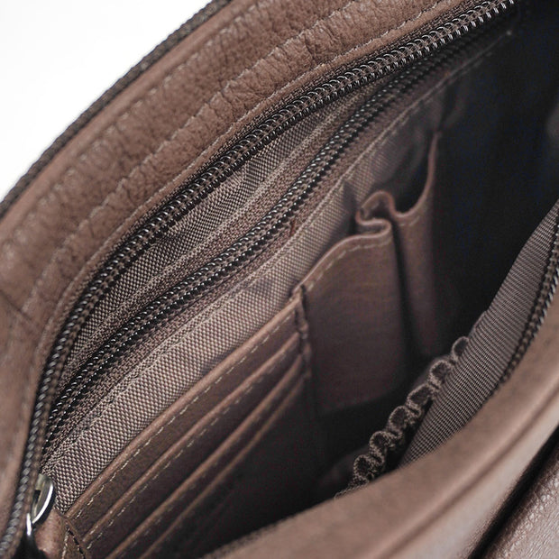 Picard Buffalo Men's Leather Shoulder Bag (Cafe)