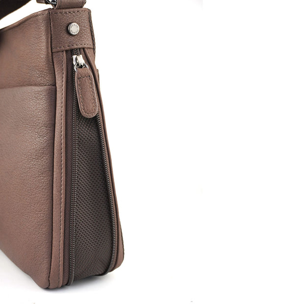 Picard Buffalo Men's Leather Shoulder Bag (Cafe)