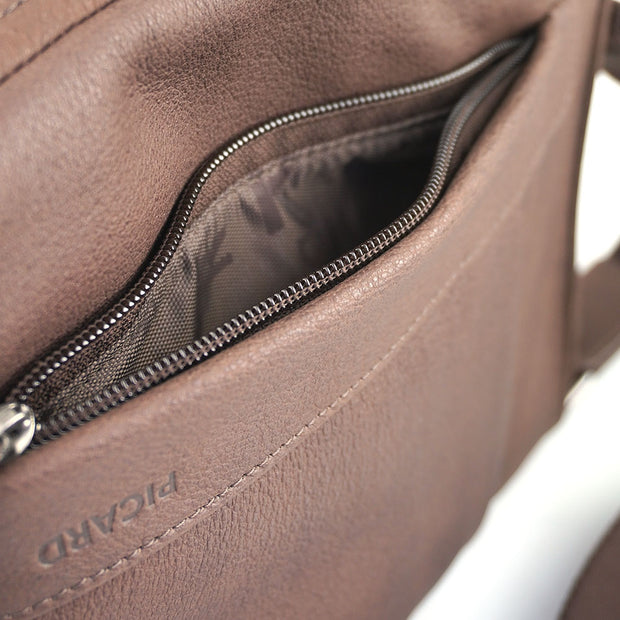 Picard Buffalo Men's Leather Shoulder Bag (Cafe)