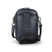 Picard Loaf Men's Leather Crossbody Bag with Belt Loop (Navy)