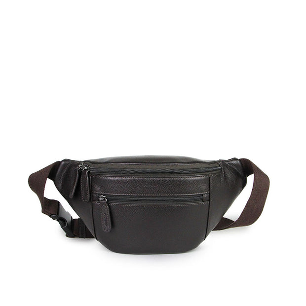 Picard Mobile Men's Leather Waist Pouch (Cafe)