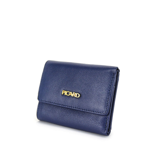 Picard Winchester Ladies Trifold Leather Wallet (Blue)