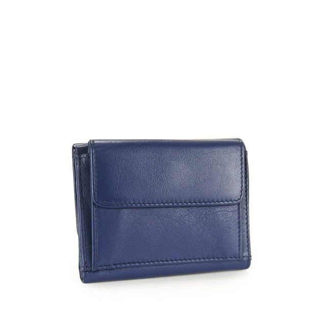 Picard Winchester Ladies Trifold Leather Wallet (Blue)