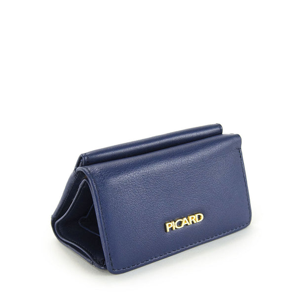 Picard Winchester Ladies Trifold Leather Wallet (Blue)