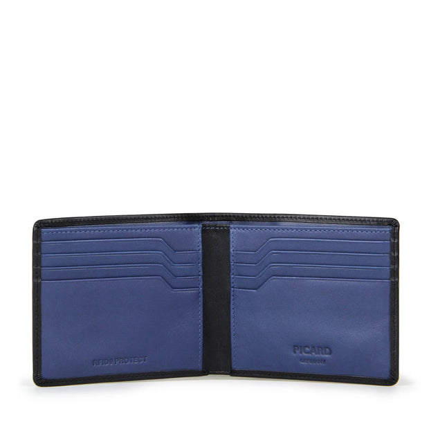 Picard Alois Men's Bifold  Leather RFID Wallet (Black)