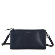 Picard Bingo Ladies  Triple Compartment Leather  Sling Pouch (Navy)