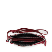 Picard Bingo Ladies  Triple Compartment Leather  Sling Pouch (Red)