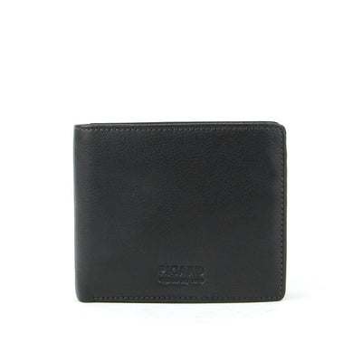 Picard Brooklyn Men's Leather Wallet with Centre Flap and Coin Compartment (Black)