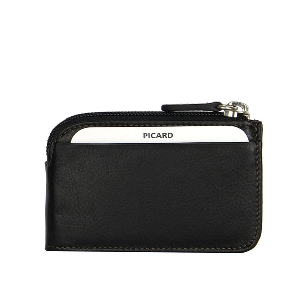 Picard Brooklyn Men's Leather Coin Pouch (Black)