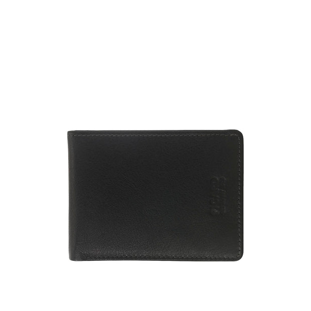 Picard Brooklyn Men's  Leather Wallet With Card Window (Black)