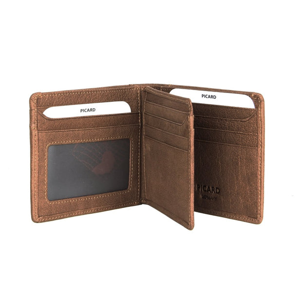 Picard Buffalo Flap Wallet with Card Window 004451