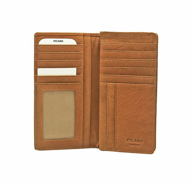 Picard Buffalo Long Leather Wallet (Tan)