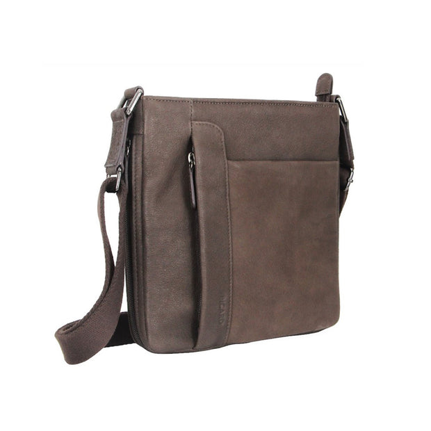 Picard Buffalo Men's Leather Shoulder Bag (Cafe)