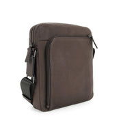 Picard Buffalo Men's Leather Crossbody Shoulder Bag (Cafe)