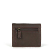 Picard Buffalo Ladies Bifold Leather Wallet (Cafe-Burgundy)