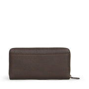 Picard Long Zip Around  Wallet in Buffalo Leather (Cafe Burgundy)