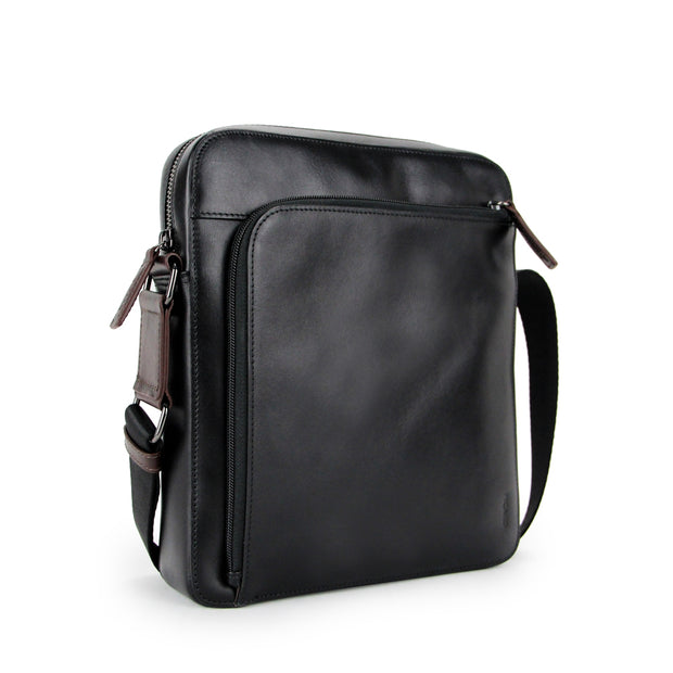 Picard Casablanca Men's Leather Shoulder Bag (Black)